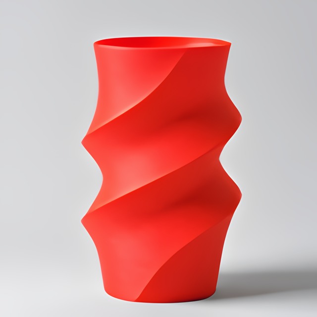 PLA+ in Red